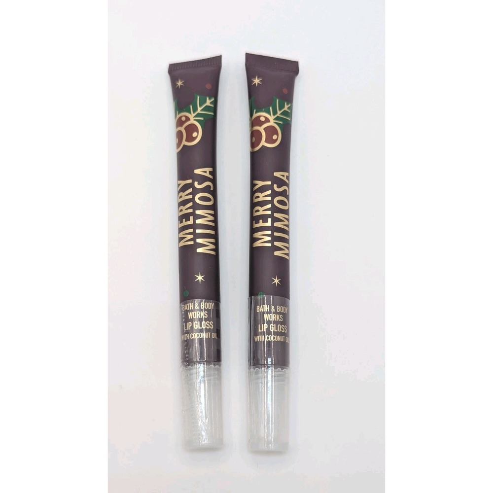 Bath & Body Works Merry Mimosa Lip Gloss x 2 SEALED‎